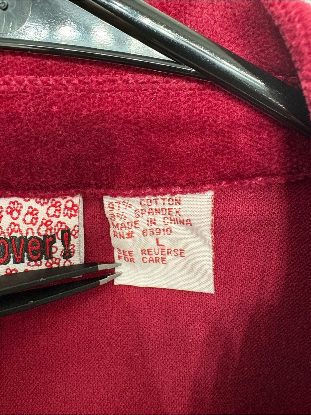 Red Rover Y2K Raspberry Velvet Fitted Blazer Jacket - Picture 8 of 8